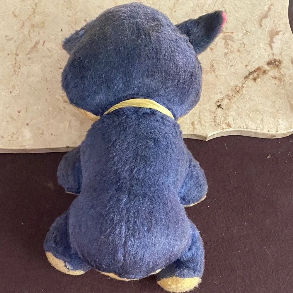 Adorable Plush Bear Toy - Blue and Tan - Picture 5 of 7